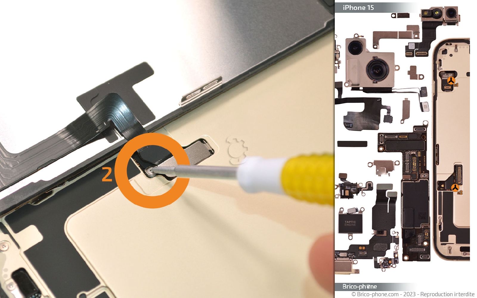 Guide de réparation sur iPhone 15 photo 1