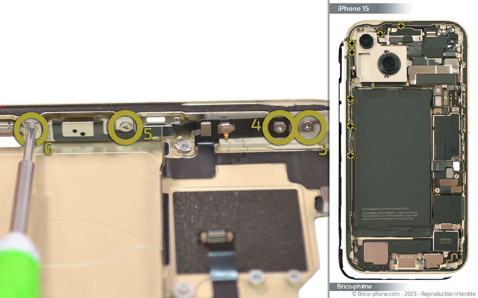 Guide de réparation sur iPhone 15 photo 3
