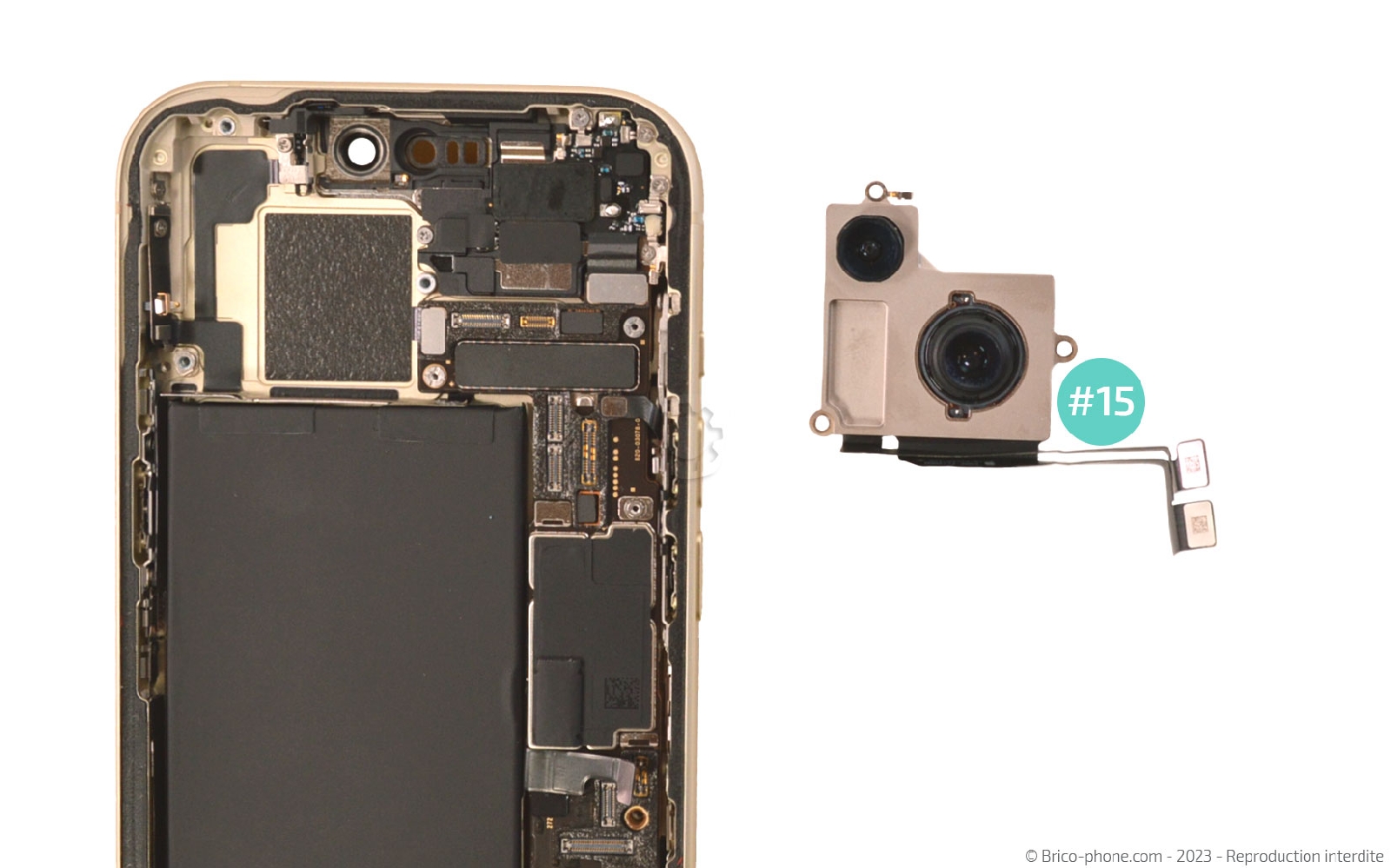 Guide de réparation sur iPhone 15 photo 3