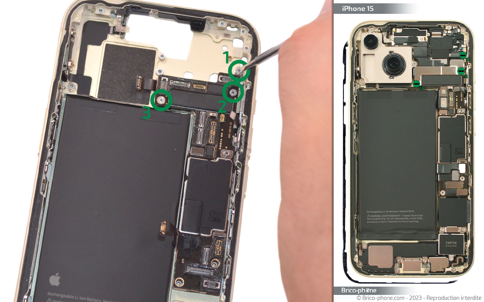 Guide de réparation sur iPhone 15 photo 2
