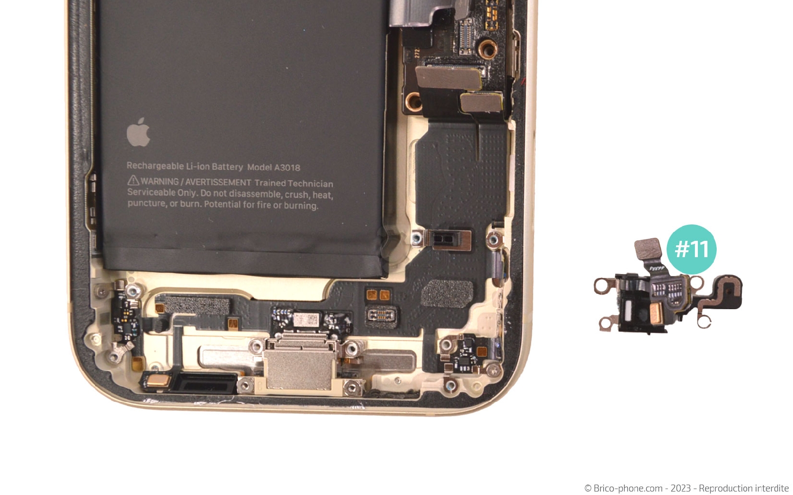 Guide de réparation sur iPhone 15 photo 4