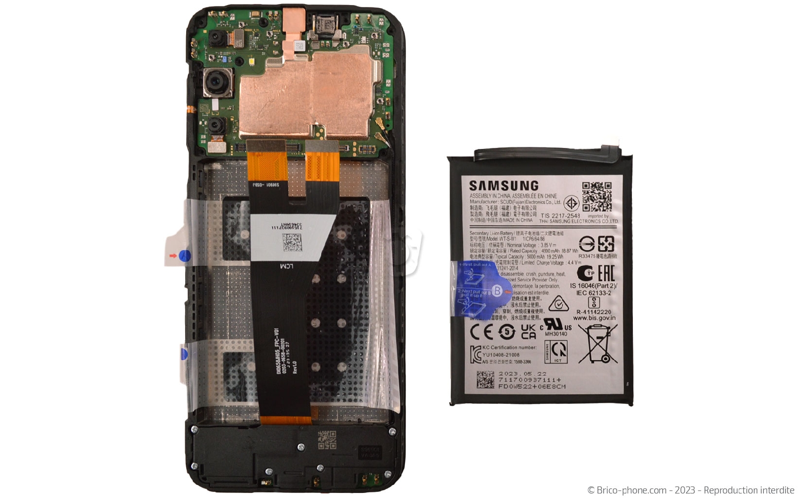 Comment changer le bloc écran  sur Galaxy A14 (5G) photo 4