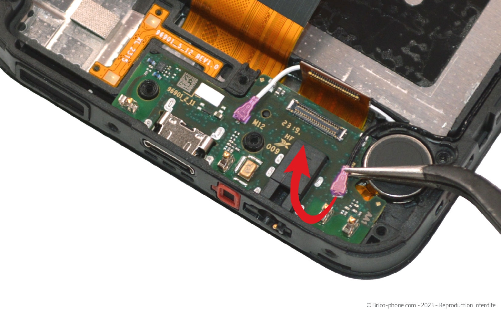 Comment changer le bloc écran  sur Galaxy A14 (5G) photo 2