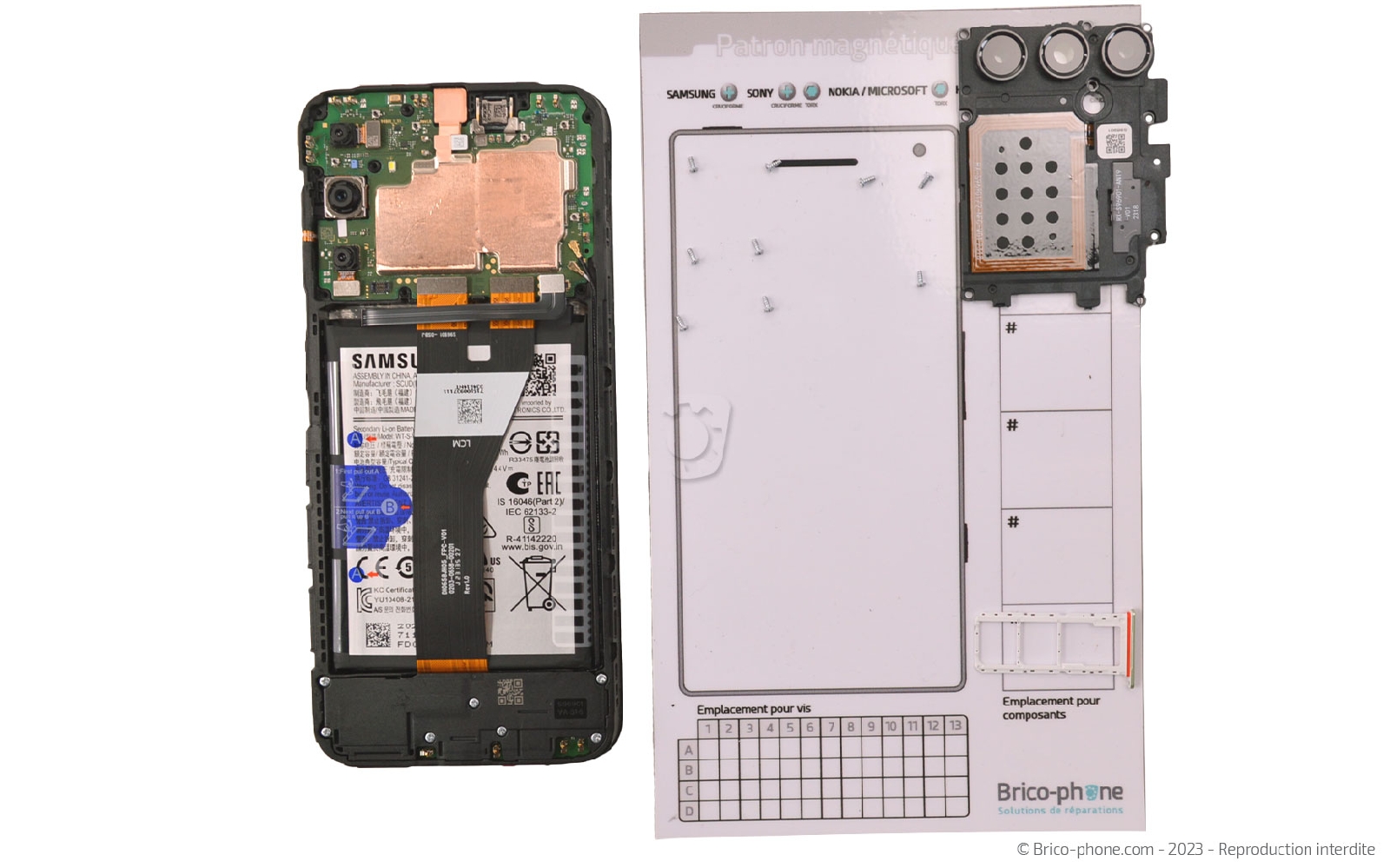 Comment changer la batterie sur Galaxy A14 (5G) photo 4