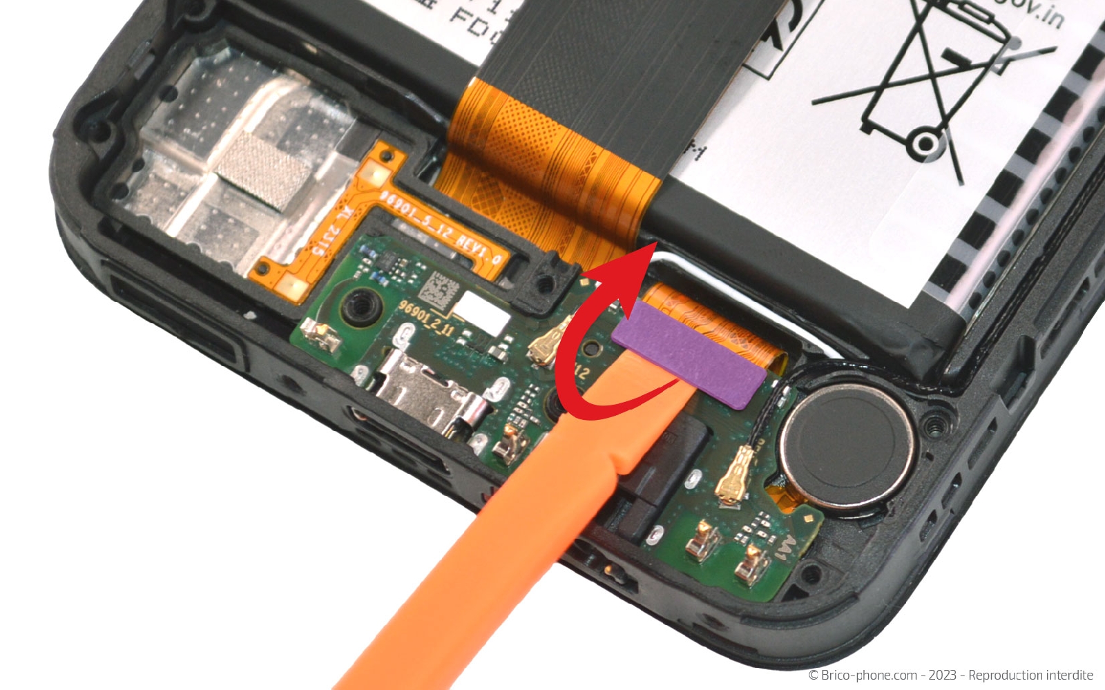 Comment changer le connecteur de charge sur Galaxy A14 (5G) photo 1