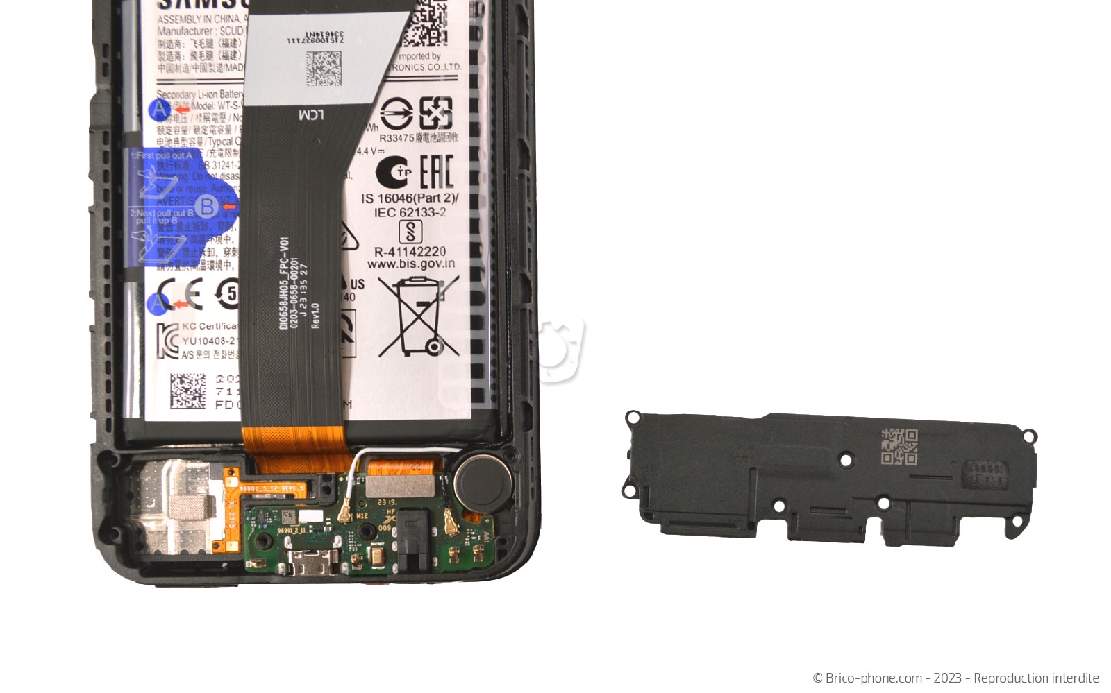 Comment changer le connecteur de charge sur Galaxy A14 (5G) photo 3