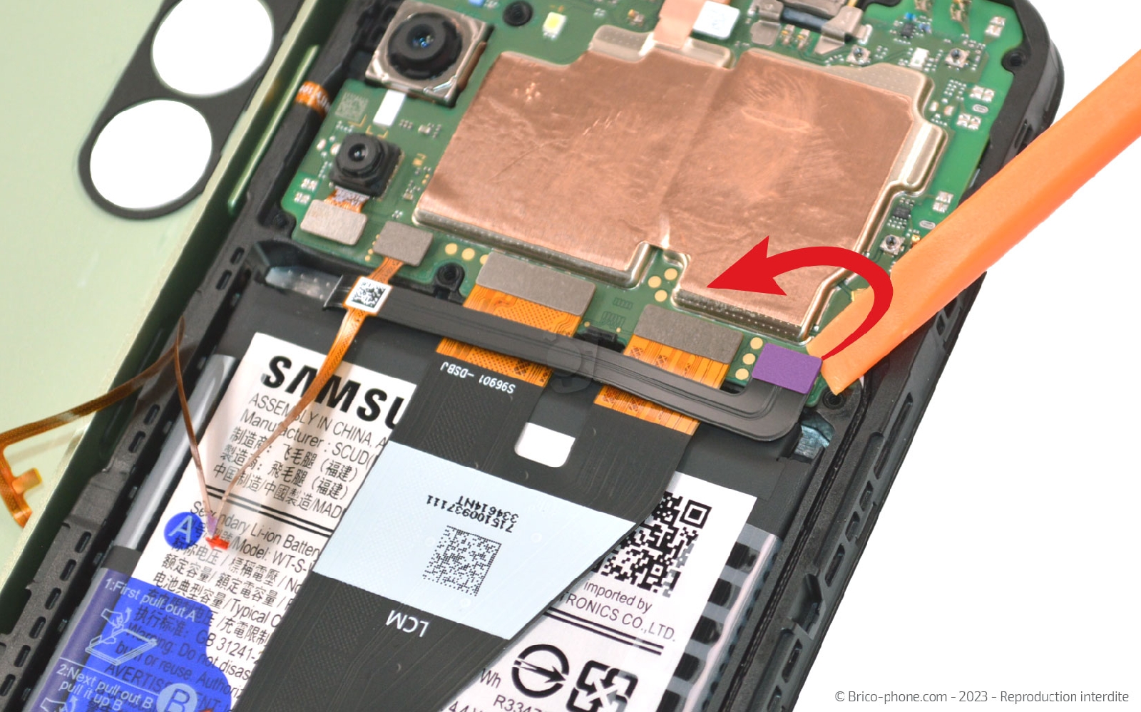 Comment changer le connecteur de charge sur Galaxy A14 (5G) photo 1