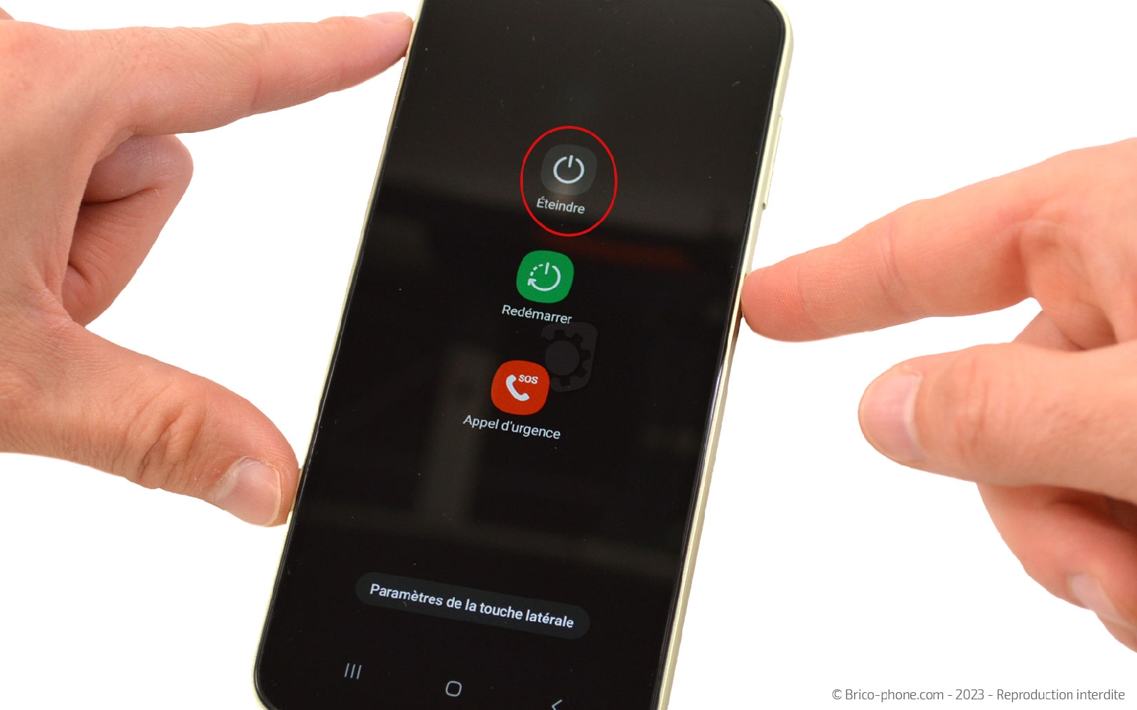 Comment changer la coque arrière sur Galaxy A14 (5G) photo 2