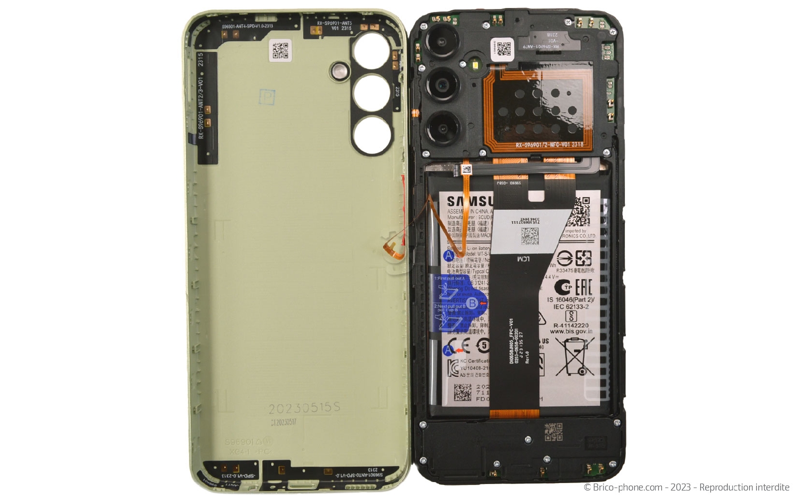 Comment changer la coque arrière sur Galaxy A14 (5G) photo 2