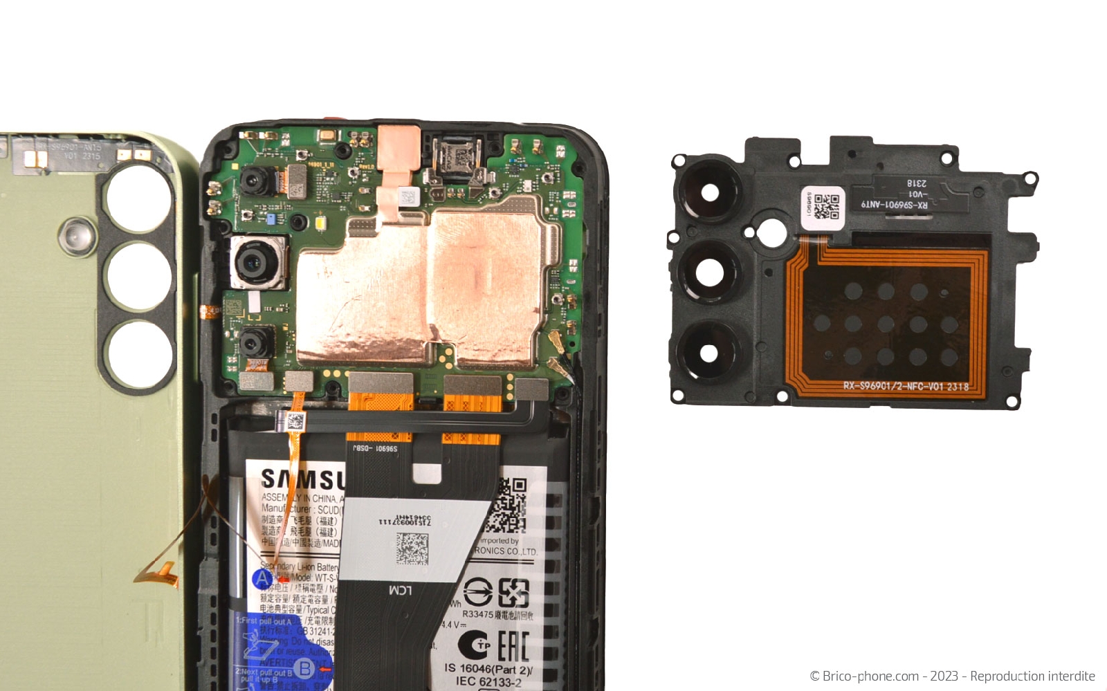 Comment changer la coque arrière sur Galaxy A14 (5G) photo 4