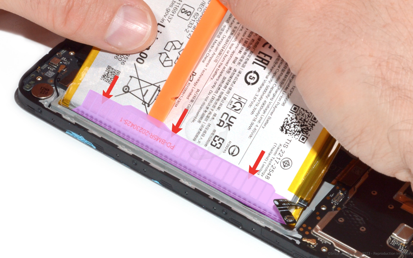 Changer sa batterie sur Redmi 12 (4G et 5G) photo 1