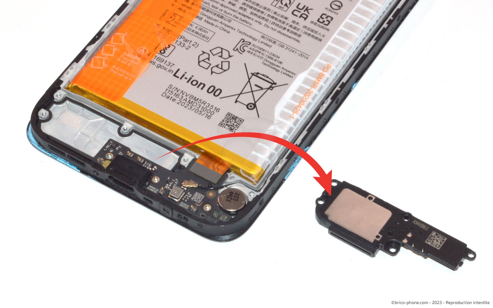 Changer son connecteur de charge sur Redmi 12 (4G et 5G) photo 2