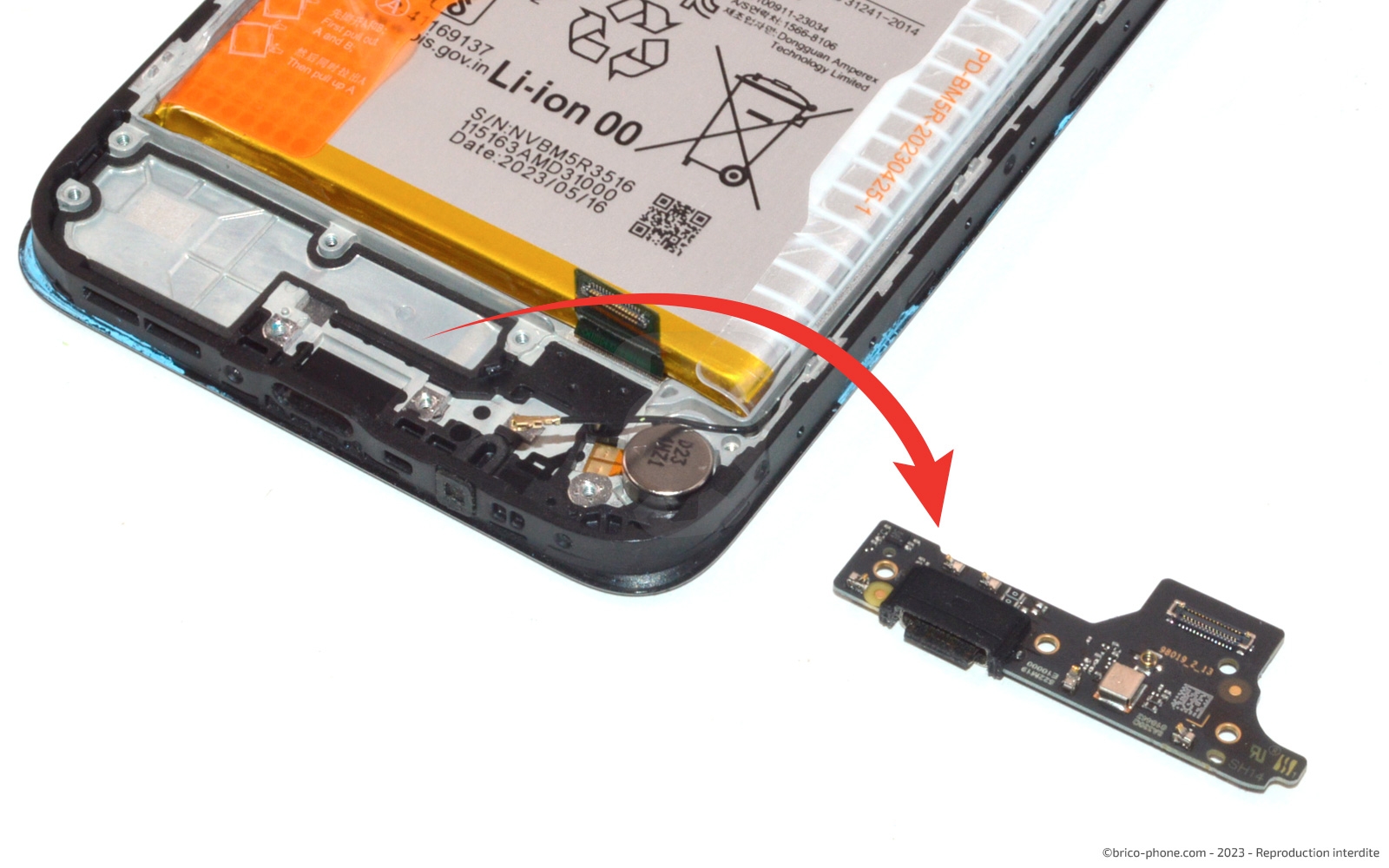 Changer son connecteur de charge sur Redmi 12 (4G et 5G) photo 4