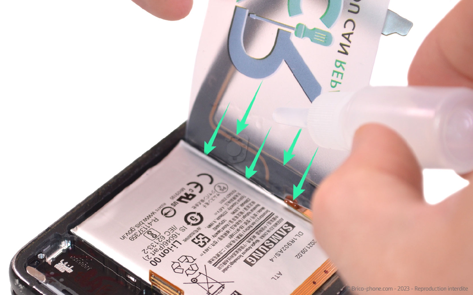 Guide de réparation sur Galaxy Z Flip3 photo 2