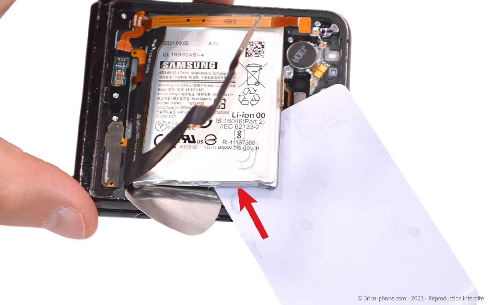 Guide de réparation sur Galaxy Z Flip3 photo 2