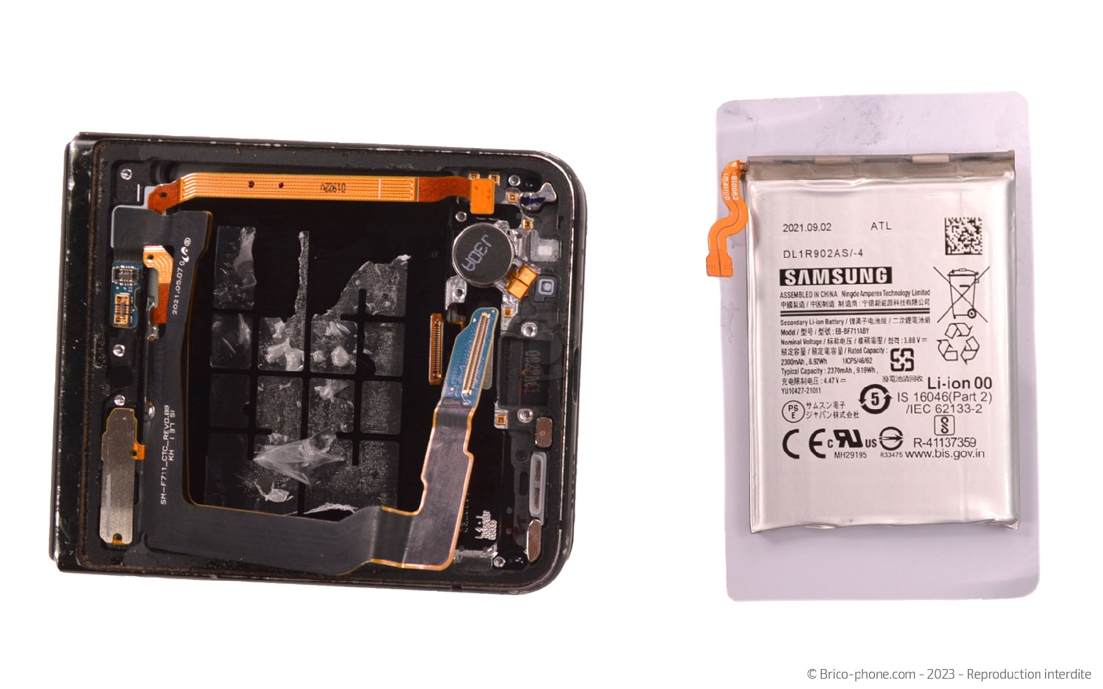 Guide de réparation sur Galaxy Z Flip3 photo 4