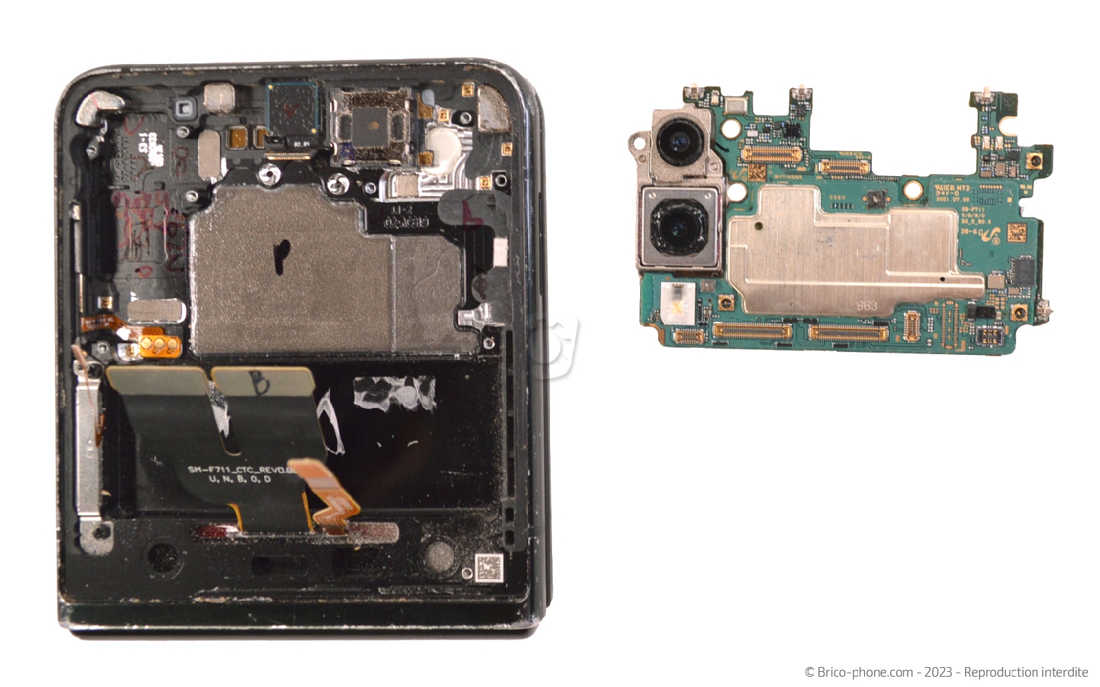 Guide de réparation sur Galaxy Z Flip3 photo 3