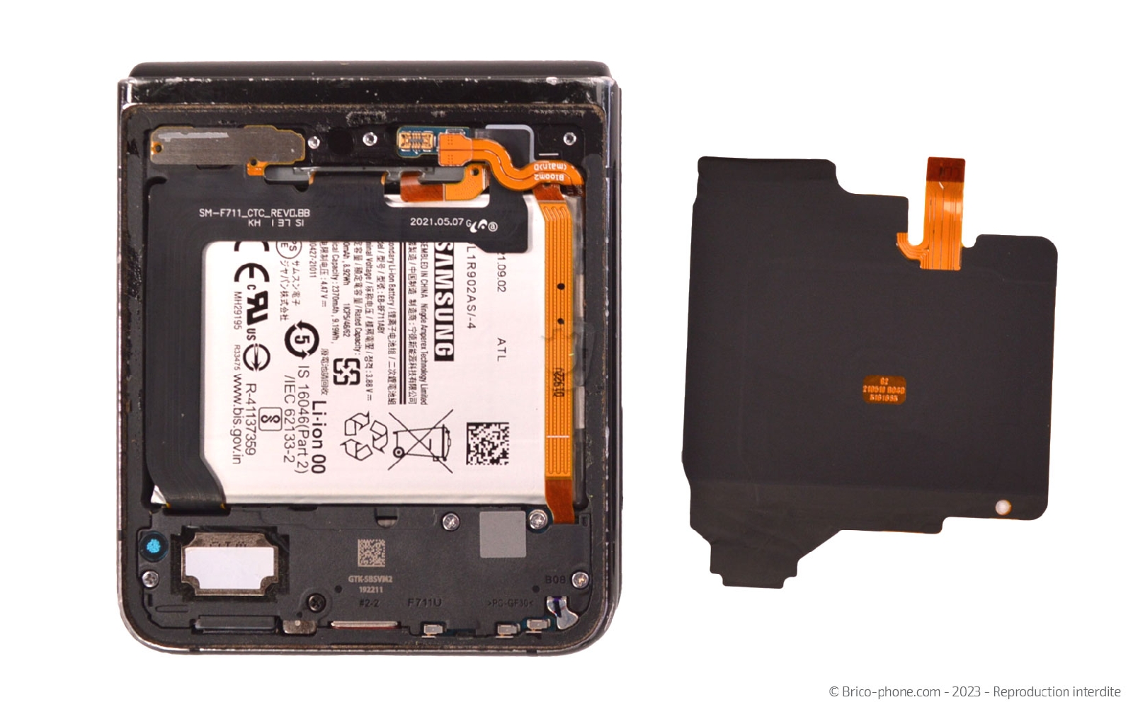 Guide de réparation sur Galaxy Z Flip3 photo 3