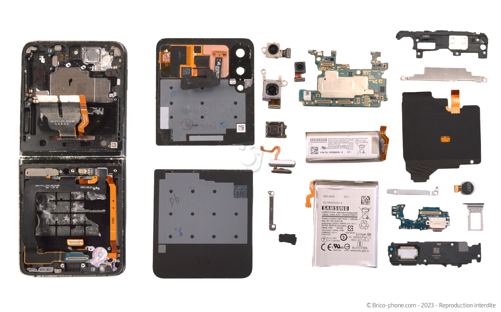 Guide de réparation sur Galaxy Z Flip3 photo 1