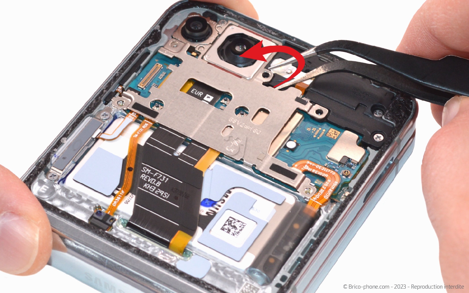 Comment changer le bloc écran sur Galaxy Z Flip5 photo 2