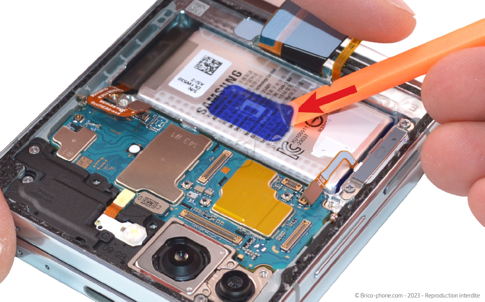 Comment changer le bloc écran sur Galaxy Z Flip5 photo 1