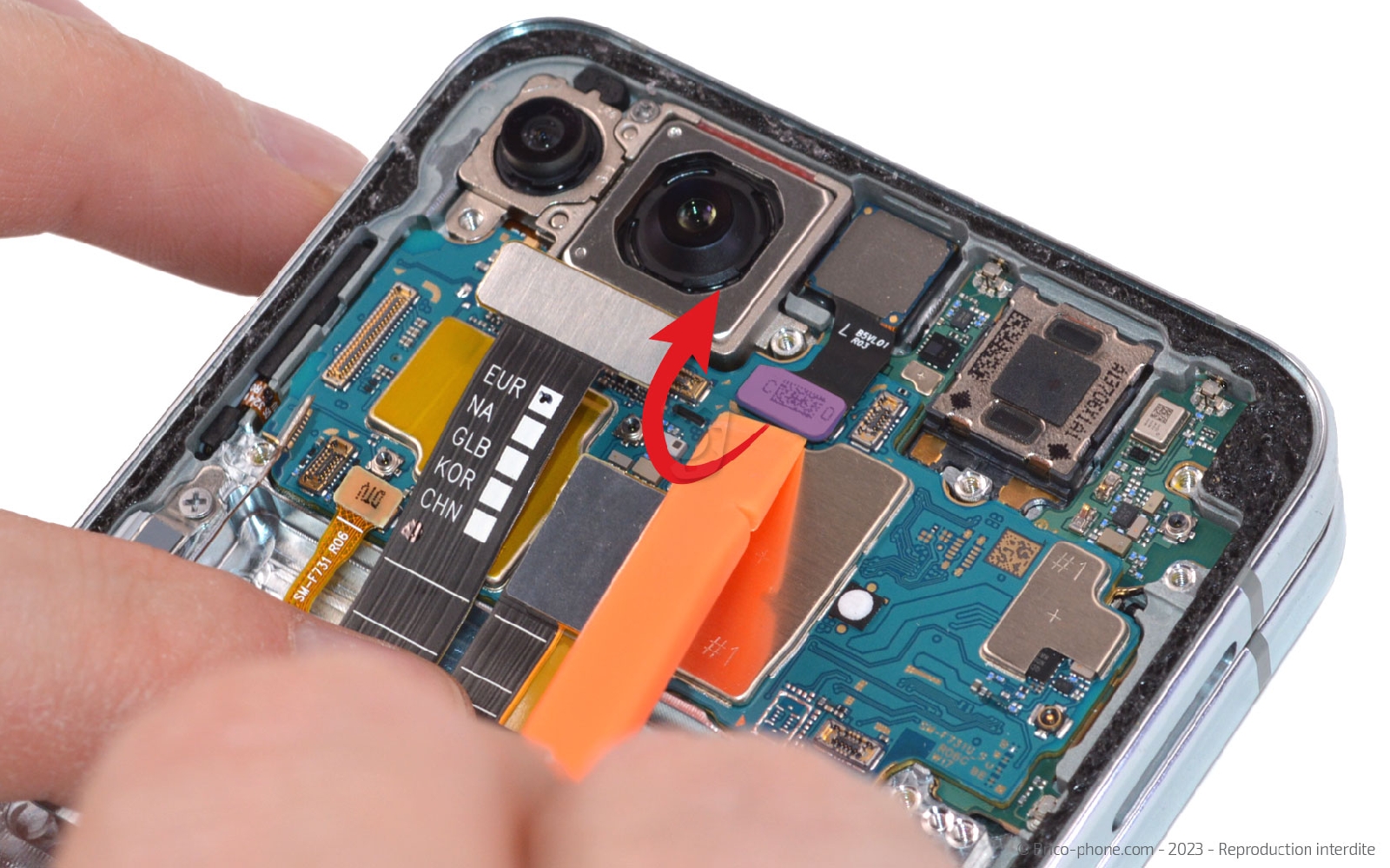 Comment changer le bloc écran sur Galaxy Z Flip5 photo 1