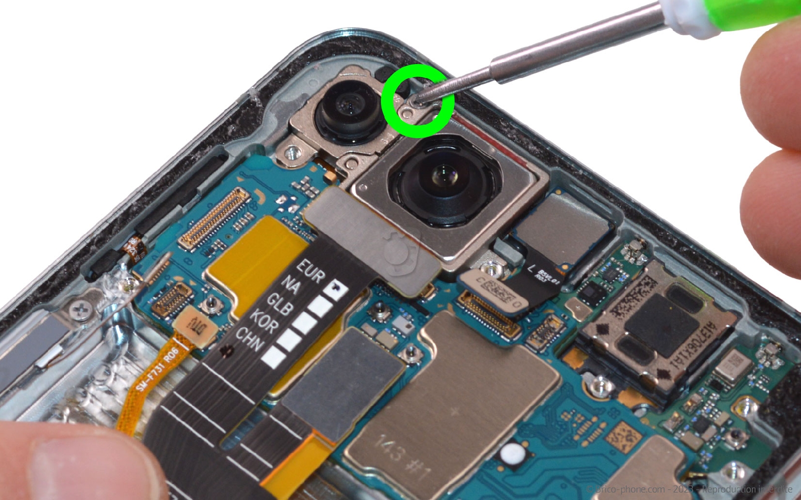 Comment changer le bloc écran sur Galaxy Z Flip5 photo 2