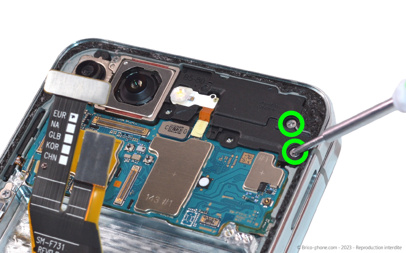 Comment changer le bloc écran sur Galaxy Z Flip5 photo 1