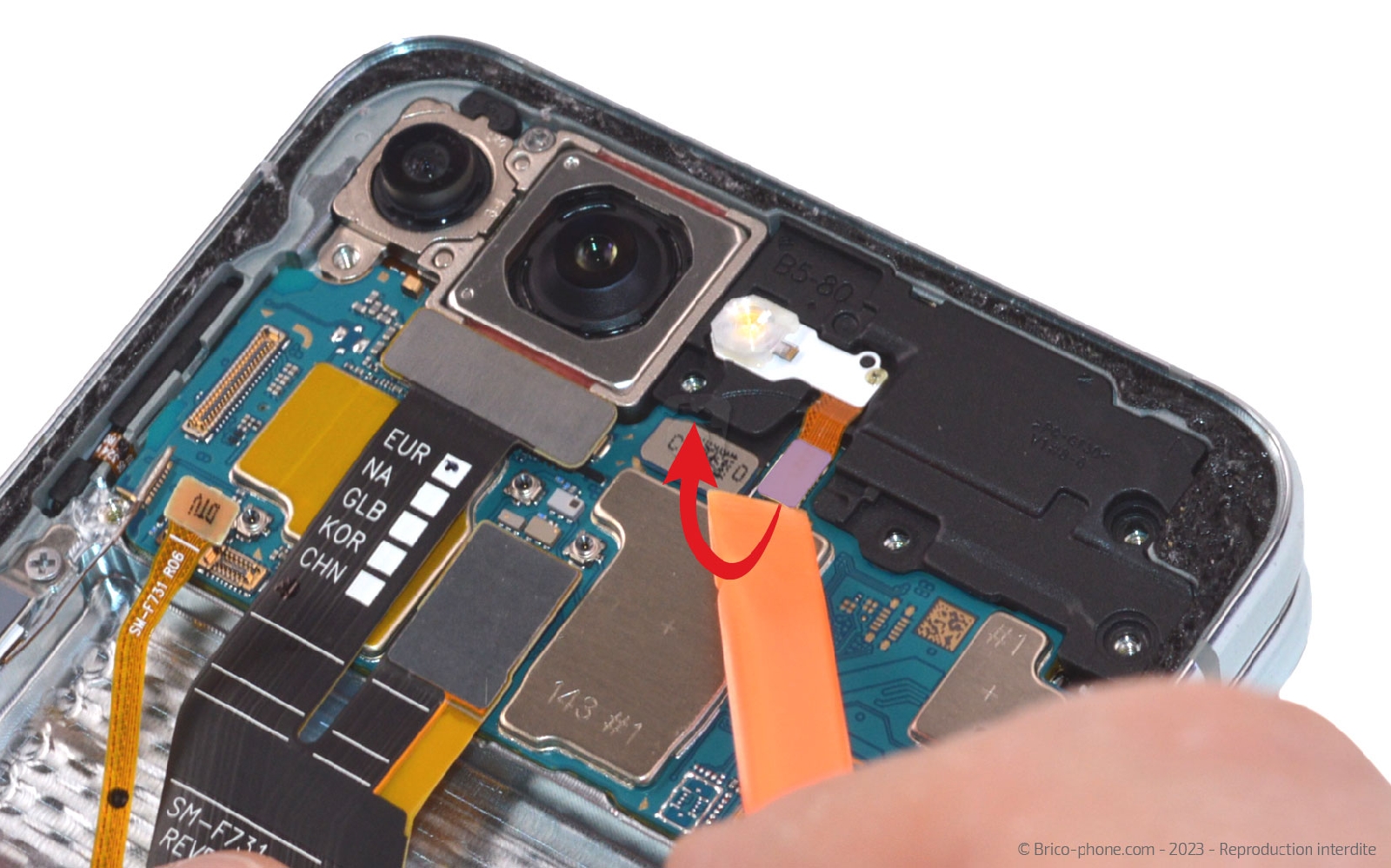 Comment changer le bloc écran sur Galaxy Z Flip5 photo 2