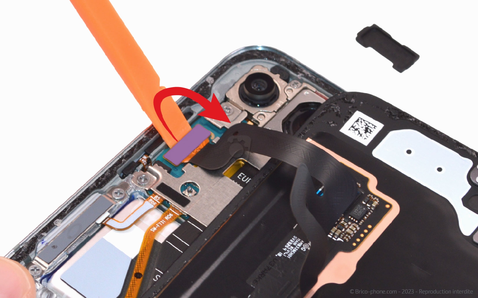 Comment changer le bloc écran sur Galaxy Z Flip5 photo 3