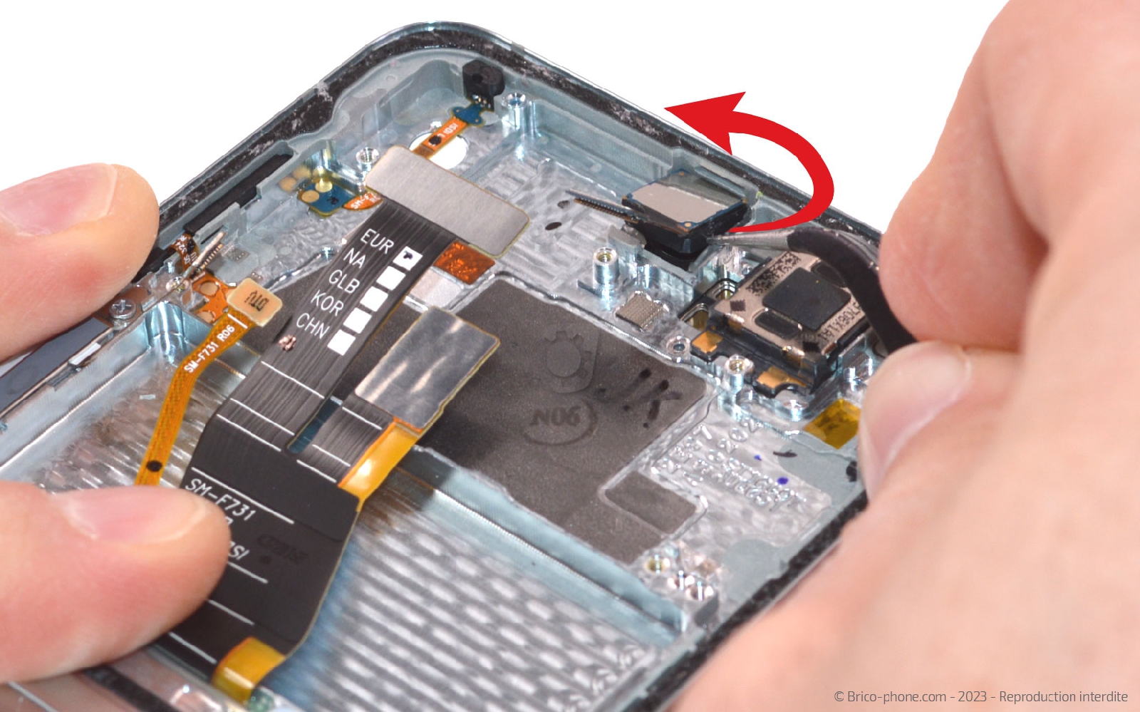 Comment changer le bloc écran sur Galaxy Z Flip5 photo 2