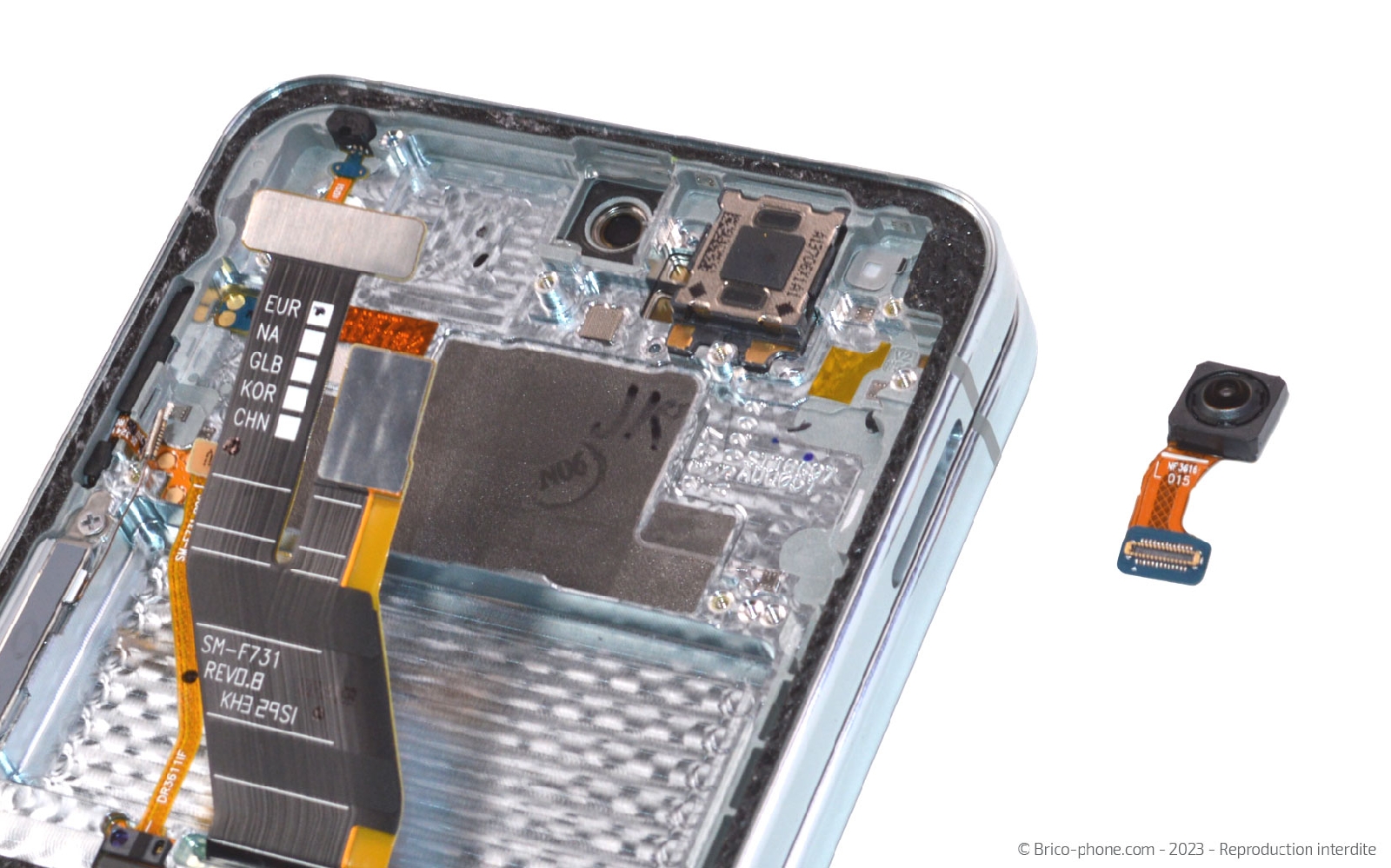 Comment changer le bloc écran sur Galaxy Z Flip5 photo 3