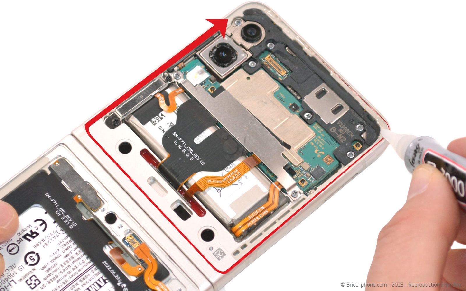 Comment changer le bloc écran sur Galaxy Z Flip3 photo 1