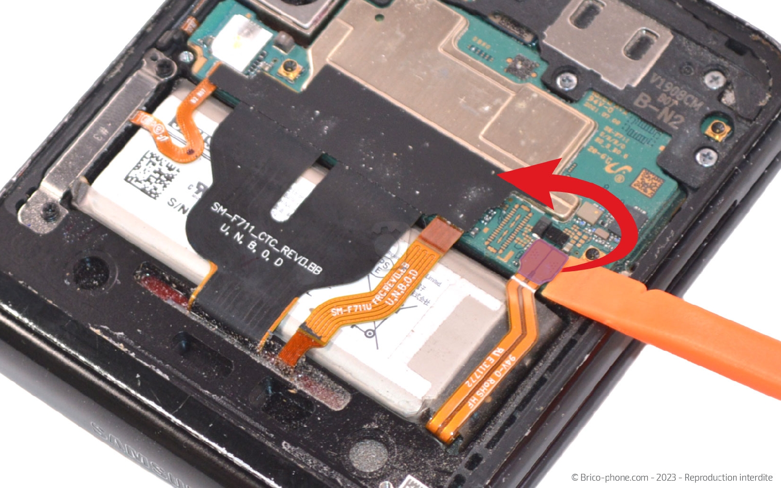 Comment changer le bloc écran sur Galaxy Z Flip3 photo 4