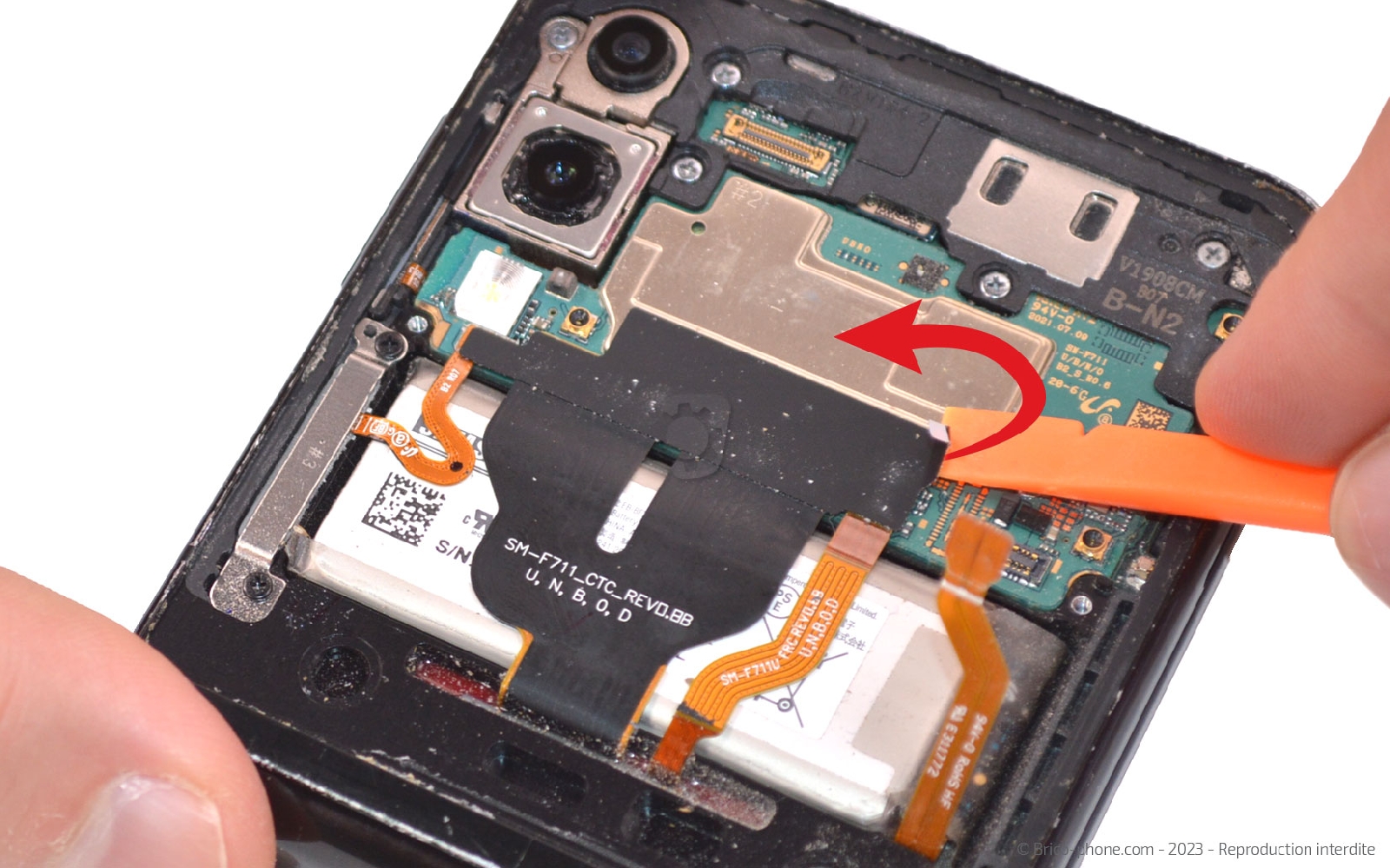 Comment changer le bloc écran sur Galaxy Z Flip3 photo 1