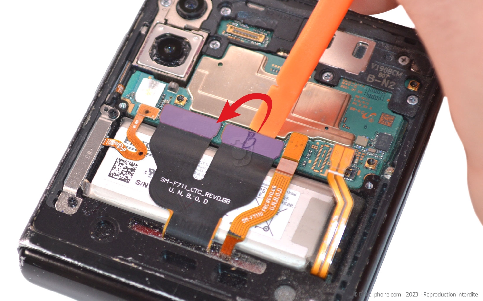 Comment changer le bloc écran sur Galaxy Z Flip3 photo 3