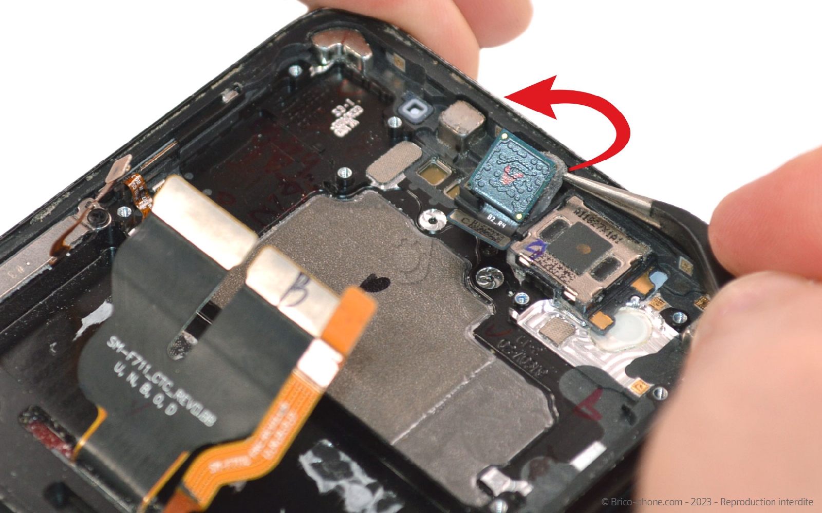 Comment changer le bloc écran sur Galaxy Z Flip3 photo 3