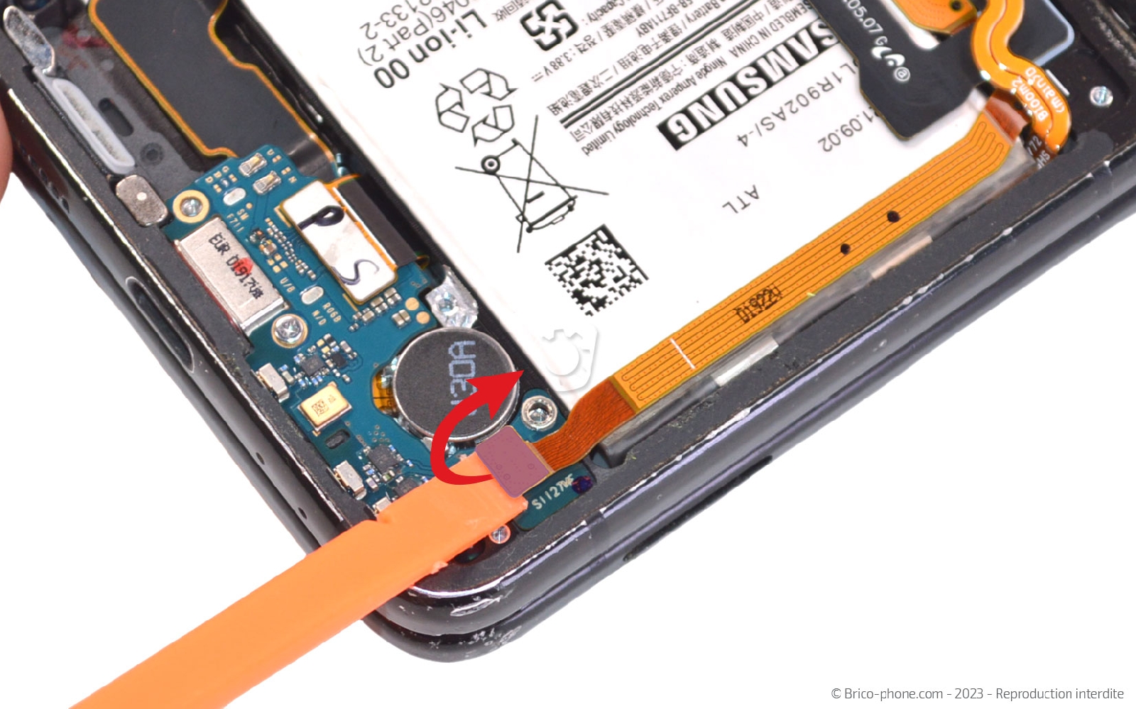 Comment changer le bloc écran sur Galaxy Z Flip3 photo 1