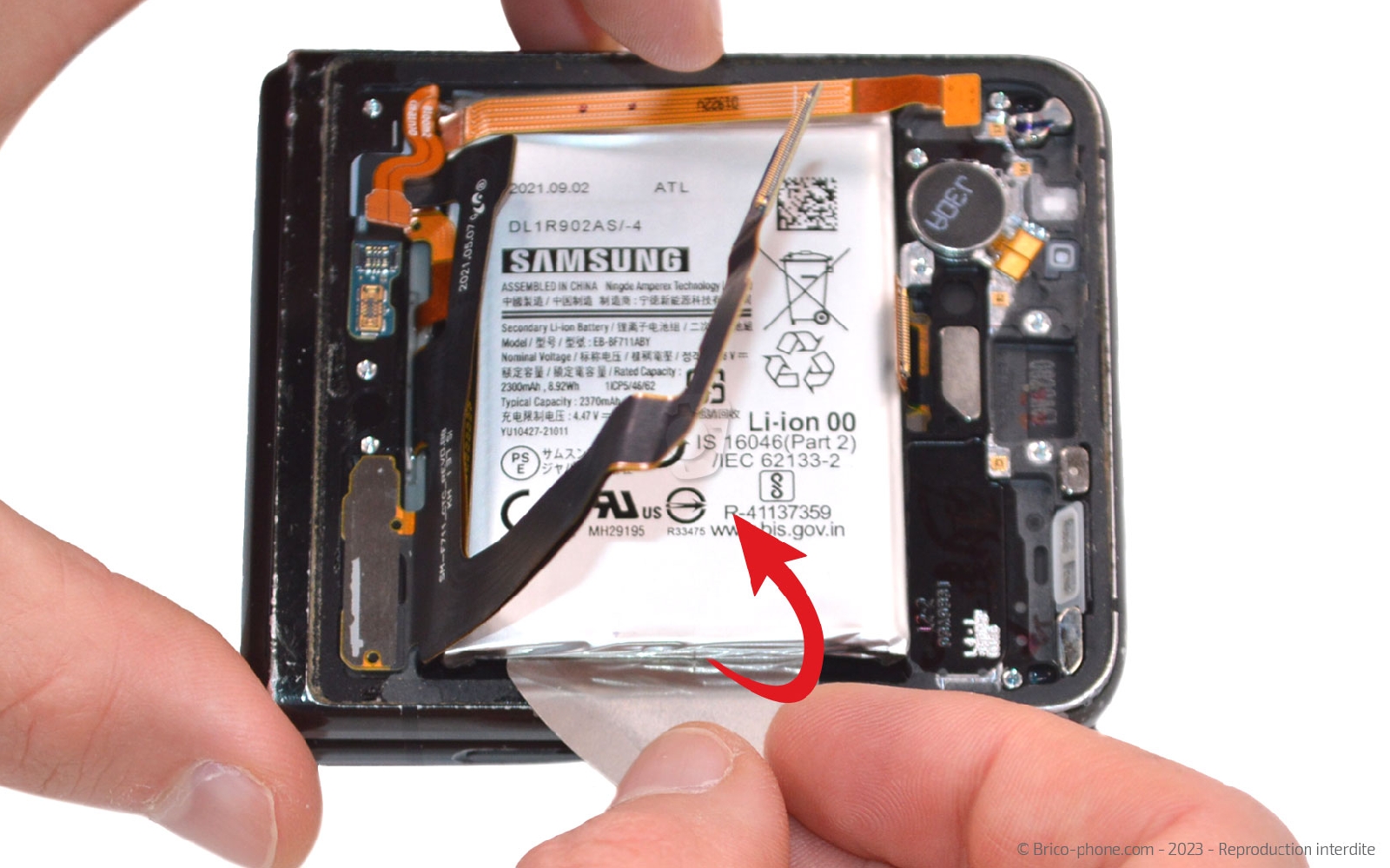 Comment changer le bloc écran sur Galaxy Z Flip3 photo 1