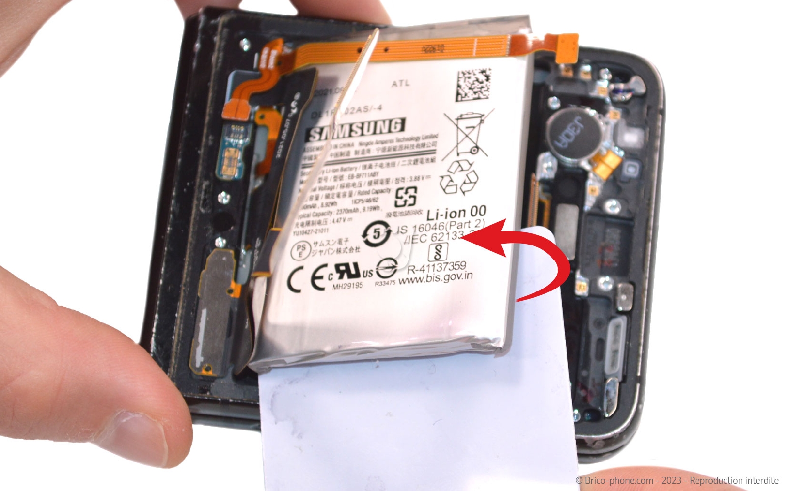 Comment changer le bloc écran sur Galaxy Z Flip3 photo 3