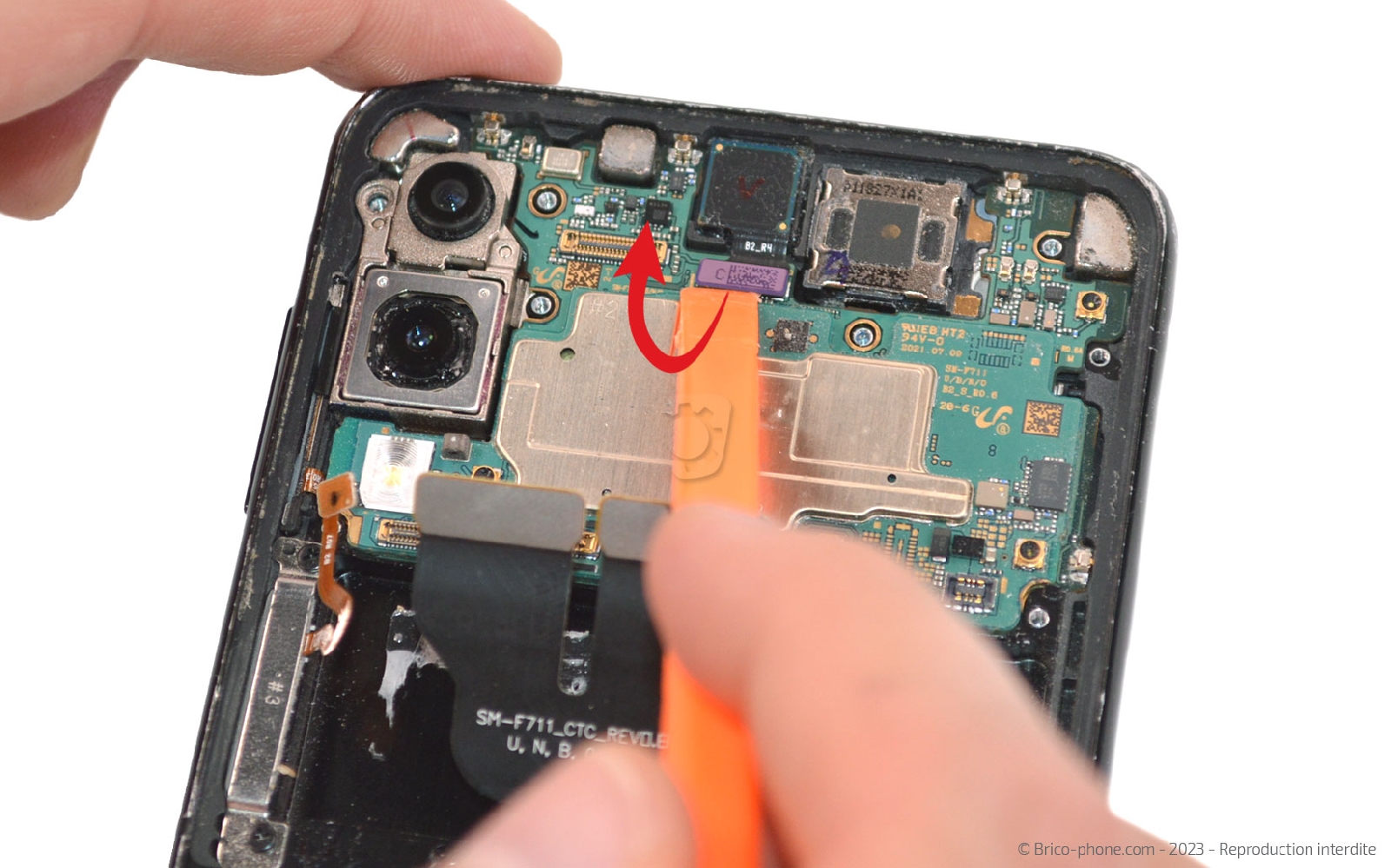 Comment changer le bloc écran sur Galaxy Z Flip3 photo 1