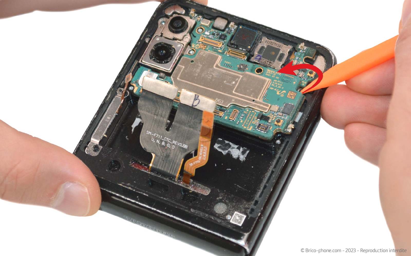 Comment changer le bloc écran sur Galaxy Z Flip3 photo 2