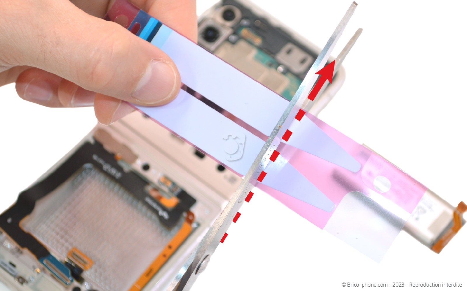 Comment changer les batteries sur Galaxy Z Flip3 photo 1