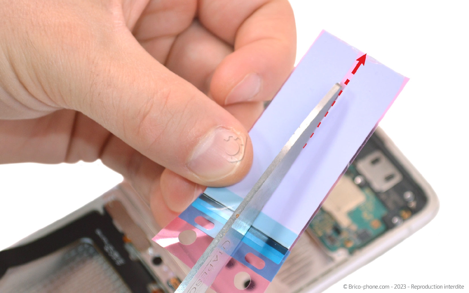 Comment changer les batteries sur Galaxy Z Flip3 photo 2