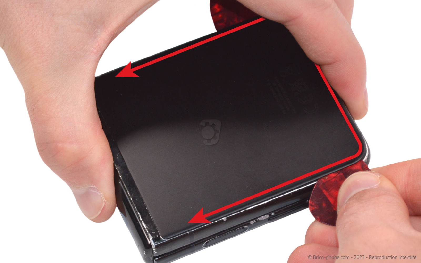 Comment remplacer les vitres arrière sur Galaxy Z Flip3 photo 2