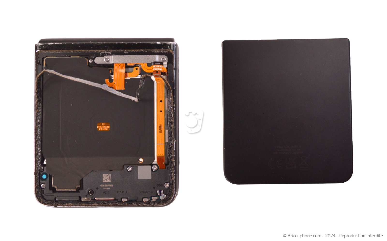 Comment remplacer les vitres arrière sur Galaxy Z Flip3 photo 4