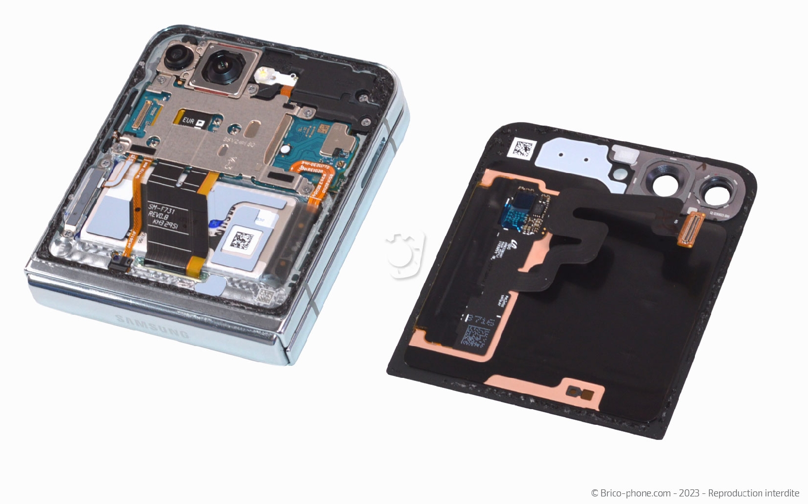 Comment changer les batteries sur Galaxy Z Flip5 photo 4