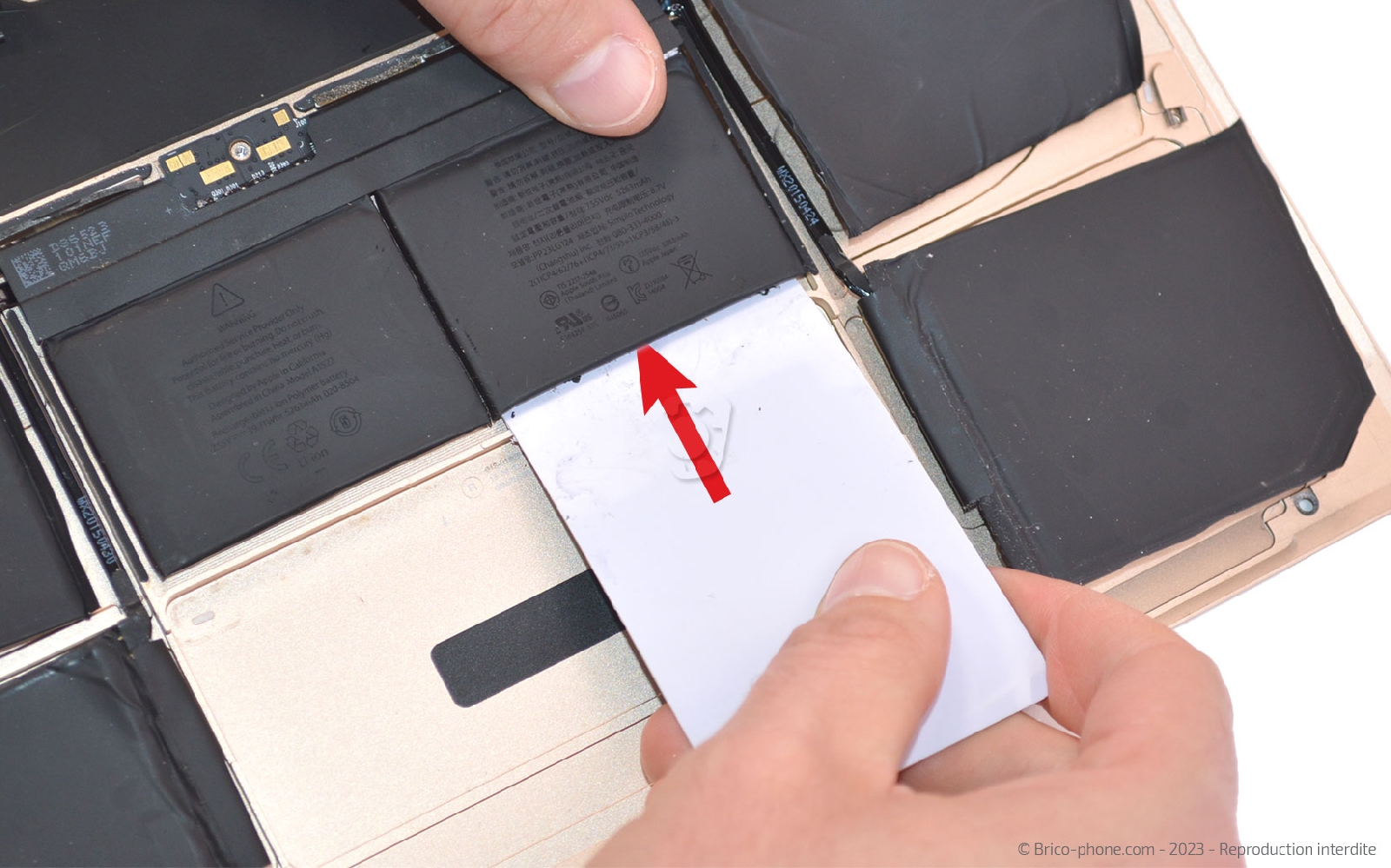 Comment changer la batterie sur Macbook A1534 photo 2