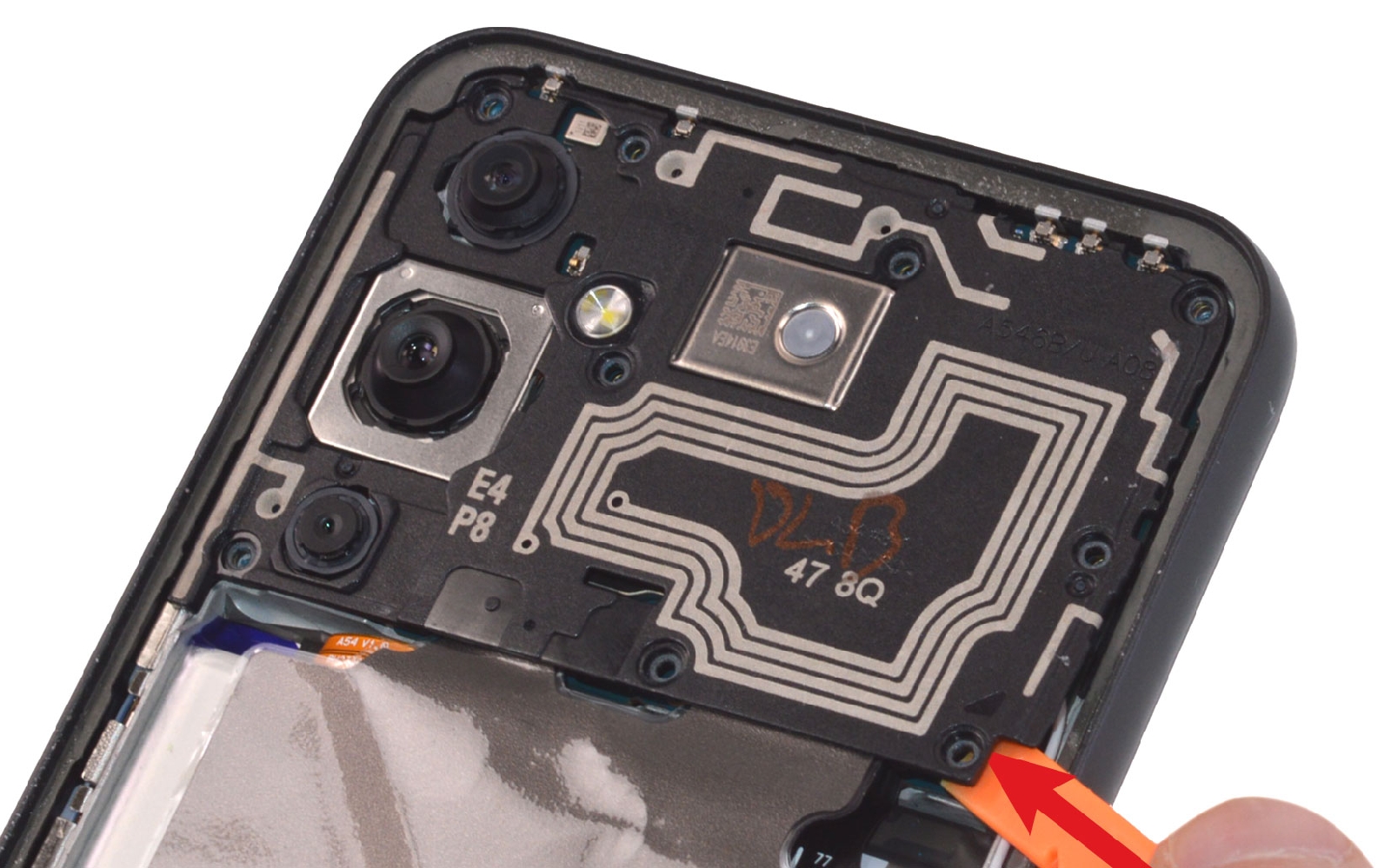 Comment changer la batterie sur Galaxy A54 5G photo 2