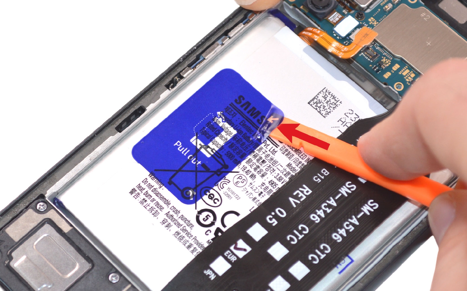 Comment changer la batterie sur Galaxy A54 5G photo 2